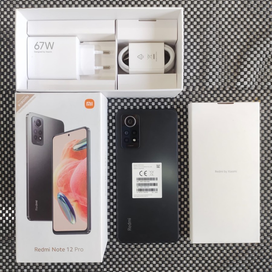 Xiaomi Redmi Note 12 Pro 4G | 5G Ram 6/128GB | Ram 8/256GB Second Resmi Grade A