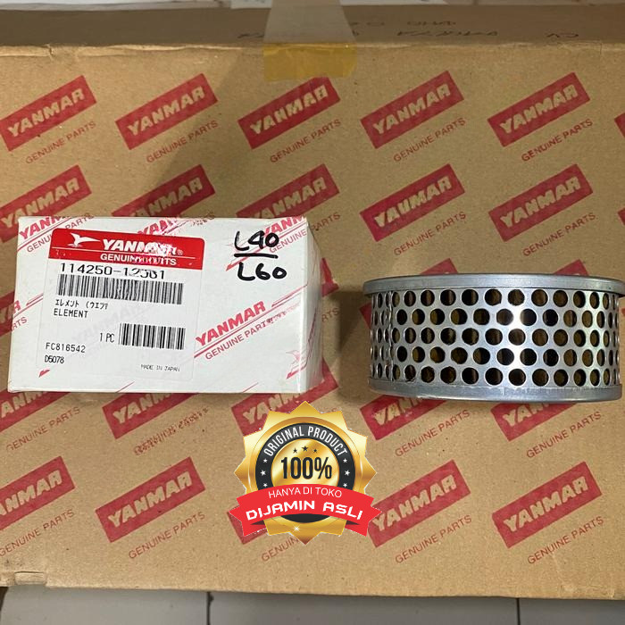 Filter udara Yanmar L40 114250-12580 Original DIJAMIN ASLI YANMAR