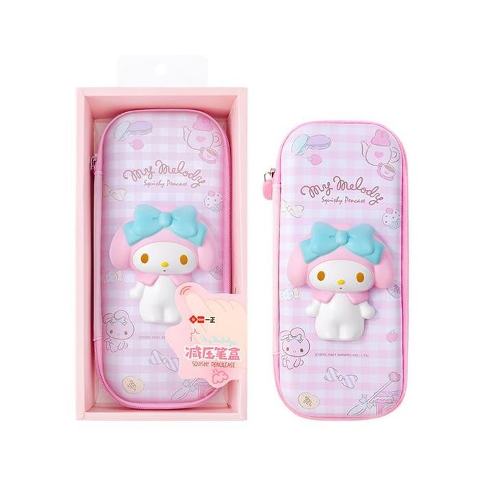

【COD】Tempat Pensil Cinnamoroll Baru Sanrio Anime My Melody Kuromi Penyimpanan Alat Tulis Siswa Perlengkapan Sekolah Ins Kawaii Hadiah Lucu - A Melody