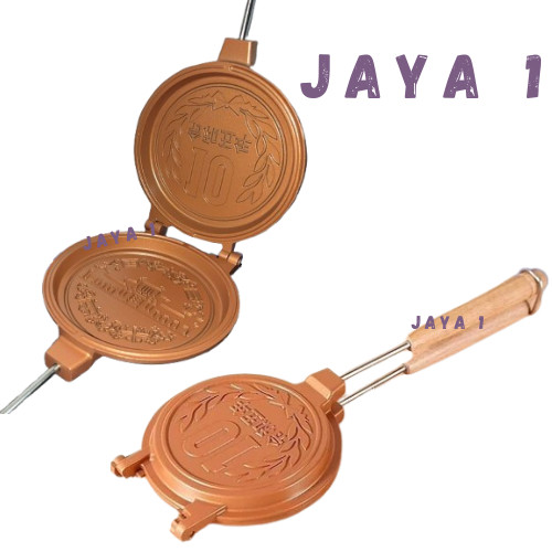 Cetakan Kue Koin 10 Yen Jepang / Cetakan Waffle Cheese Mozzarella Pancake