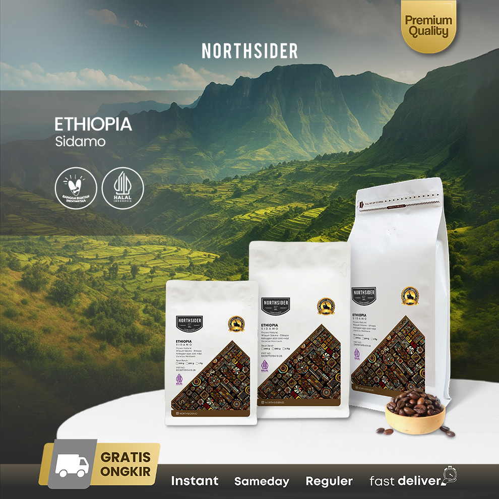 

Northsider Kopi Arabika Ethiopia Sidamo Natural