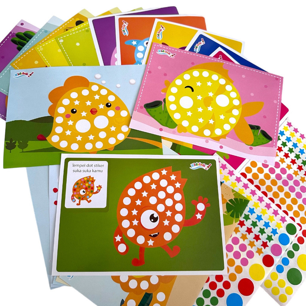 

AR LEMBAR DOT DIY STIKER 6 LEMBAR DOT