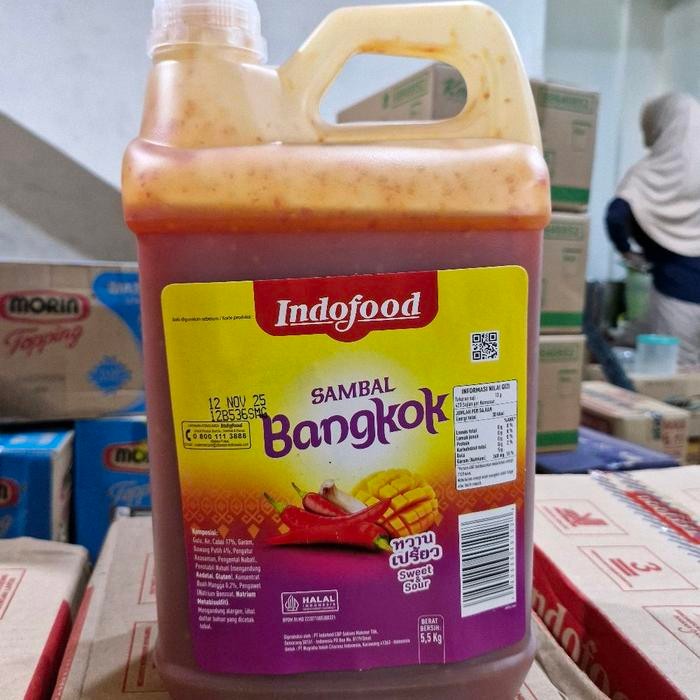 

Sambal Bangkok Indofood 5.7kg Best Seller READY Gojek Terlaris