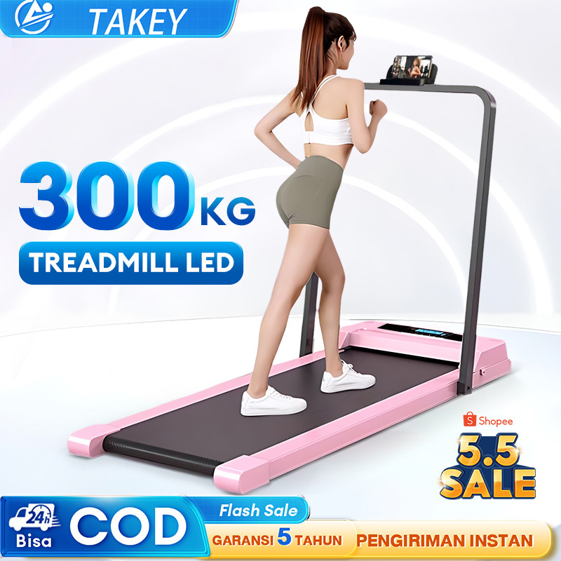 【TAKEY】Treadmill Listrik Walking Pad Running  Treadmill Termurah treadmill lipat treadmill portable
