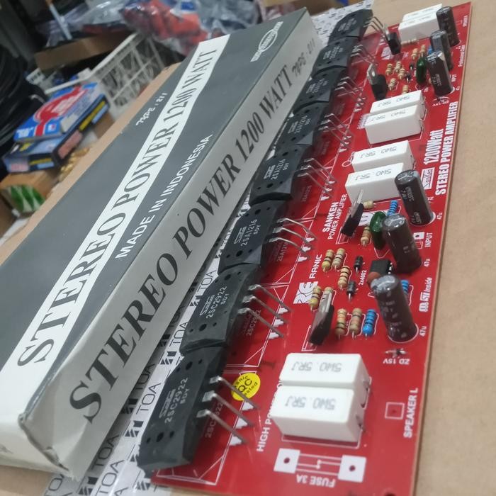 kit power ampli 1200 wat plus Final sanken 5DY