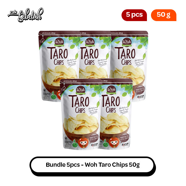 

Bundle 5pcs - Woh Taro Chips 50gr