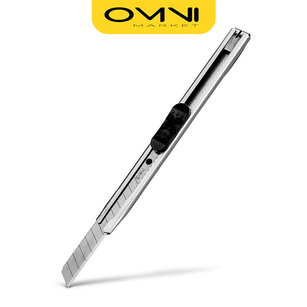 

Pisau Cutter Besi Mini Stainlees 12.5cm Serbaguna Cutter Kecil Anti Karat Ringan Efektif ATK3011