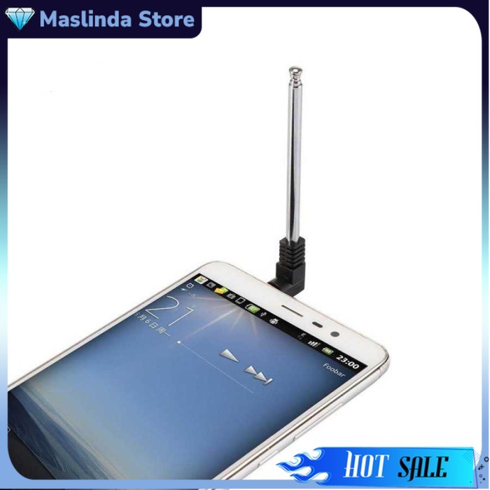 Antena Penerima Radio FM Telescopic Antena Penguat Sinyal Udara Yang Dapat Ditarik  Untuk Mobil Smar