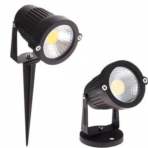 r Z e lampu led 5 watt cob tancap sorot taman kuning - Kuning, TANCAP