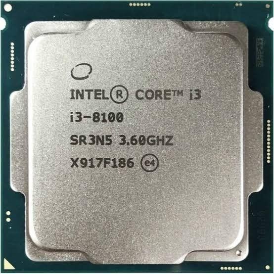 PROCESSOR INTEL CORE I3 8100