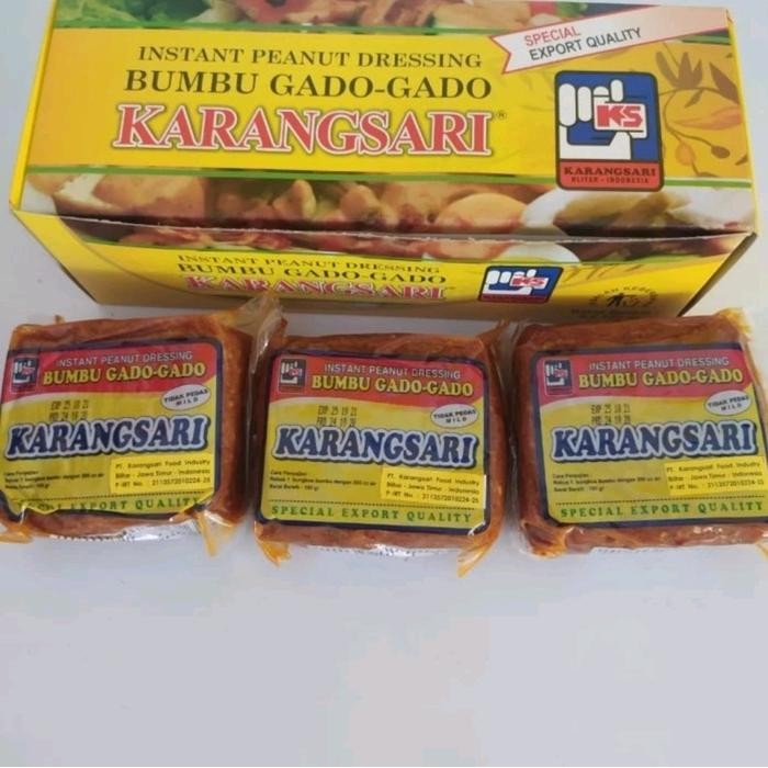 

[Dijual]Bumbu Gado Gado Karang Sari Blitar 180 gr Organik Masakan - PEDASTerlaris