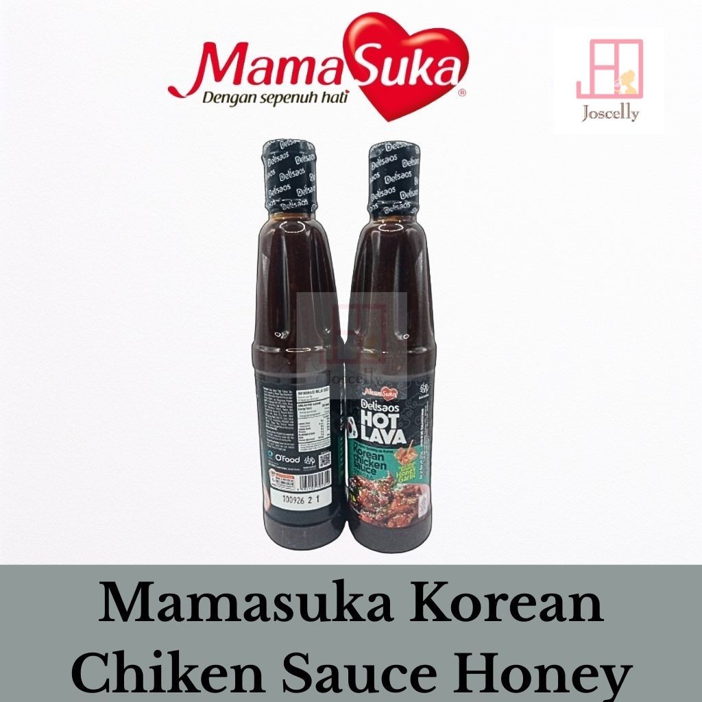 

JOSCELLY.ID MAMASUKA Delisaos Hot Lava Korean Chicken Sauce / Saus Ayam Goreng Ala Korea Honey Garlic 320 gr