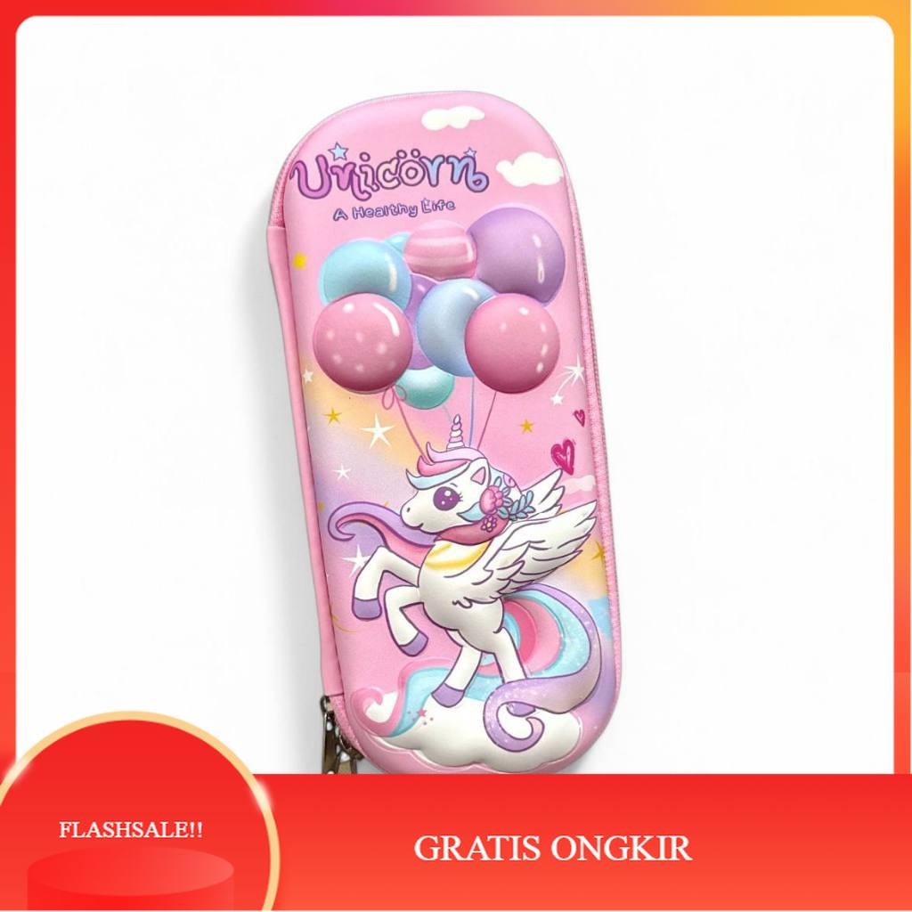 

COD BLINGBERRY Kotak Pensil Unicorn 3D Timbul Karakter Tempat Pensil Unicorn Anak Paud TK SD ala Smig**e kualitas impor kotak pensil mermaid kado anak perempuan