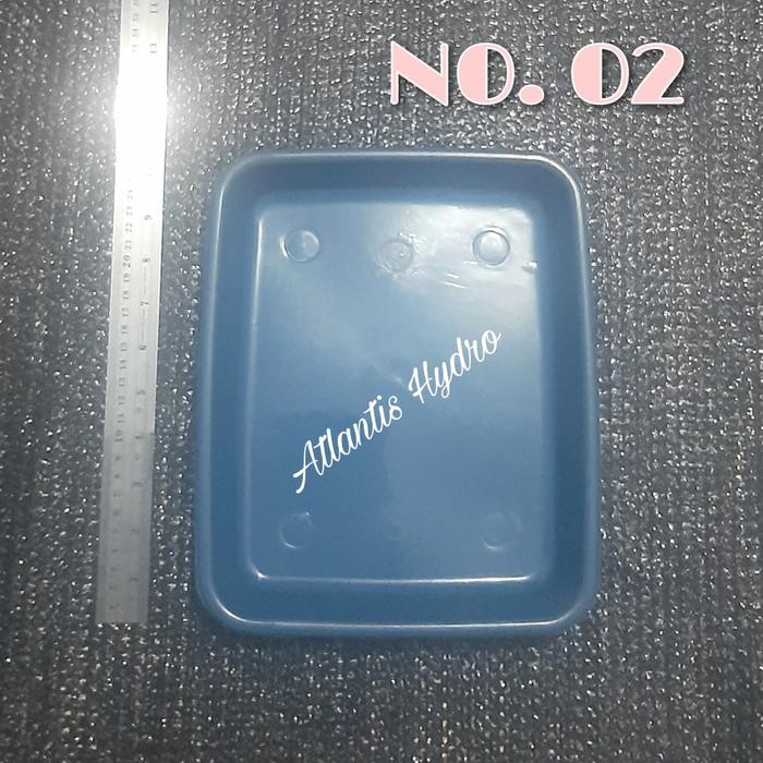 Nampan Semai Plastik Super No.2 / Baki Semai / Nampan Kue MURAH  - Biru