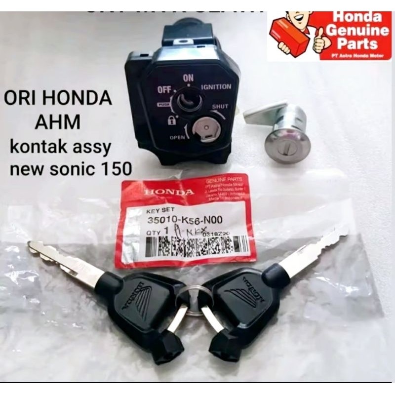 BROKSHOP KUNCI KONTAK SET SONIC 150 kunci berlogo honda