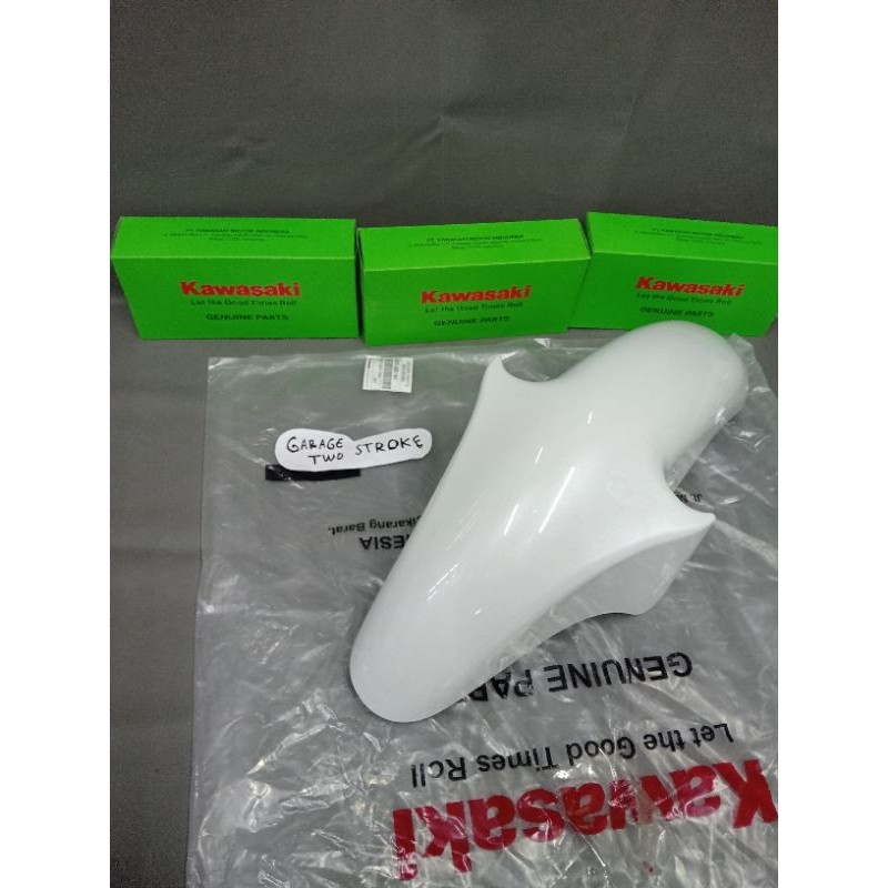 SPAKBOR DEPAN NINJA R NINJA SS NINJA KIS WARNA PUTIH 35001-0063_14H ORIGINAL