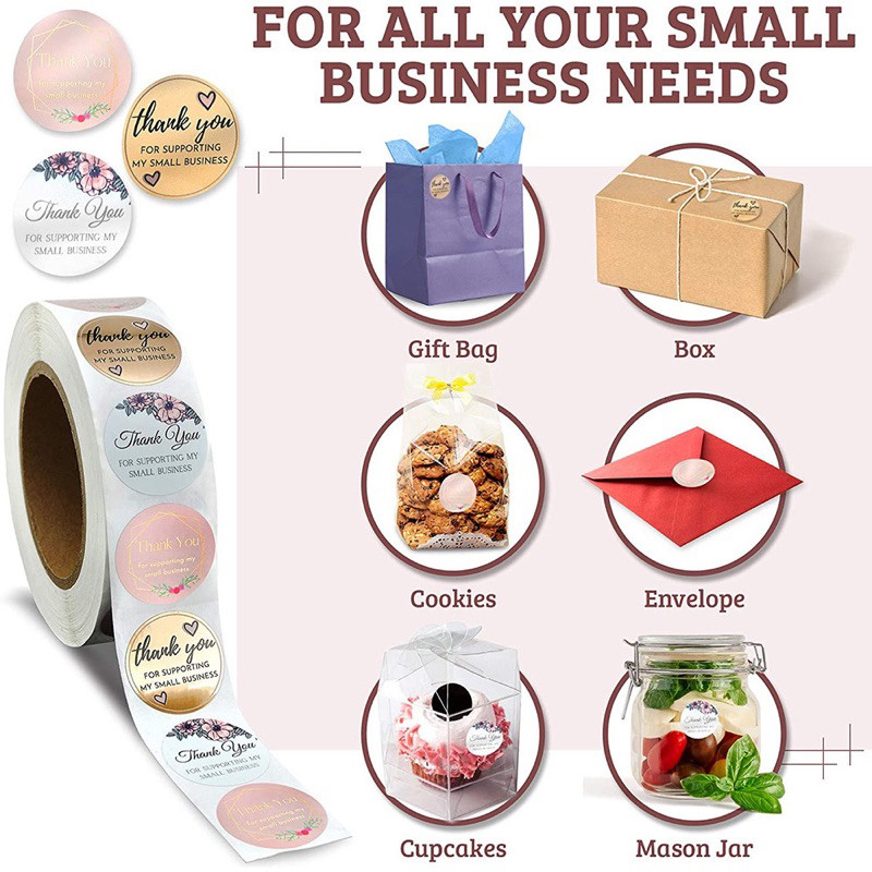 

Stiker Label Thankyou 1roll isi 500pc