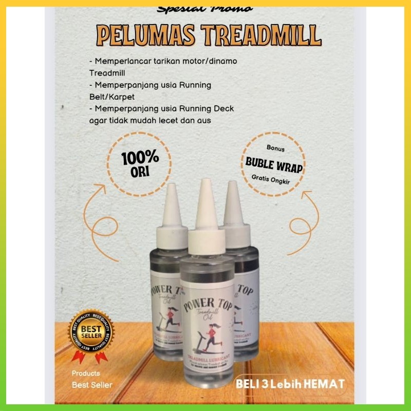 Minyak treadmill Pelumas Mesin Treadmill (Treadmill Lubricant Oil) Bisa untuk Pelumas Treadmill Elek