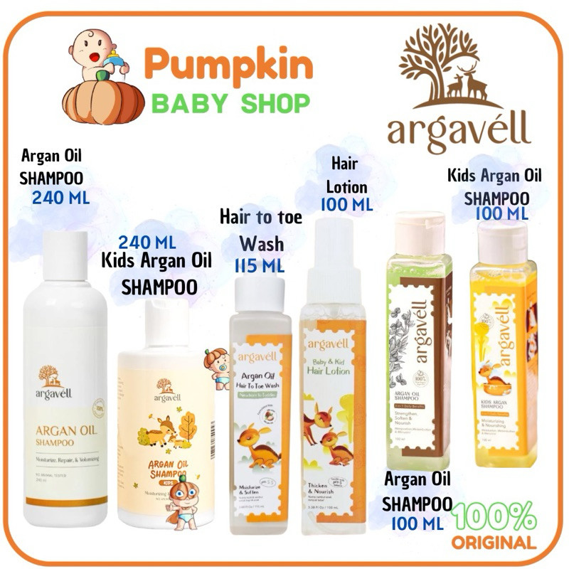 ARGAVELL Argan Oil Shampoo & Argan Kids Shampoo