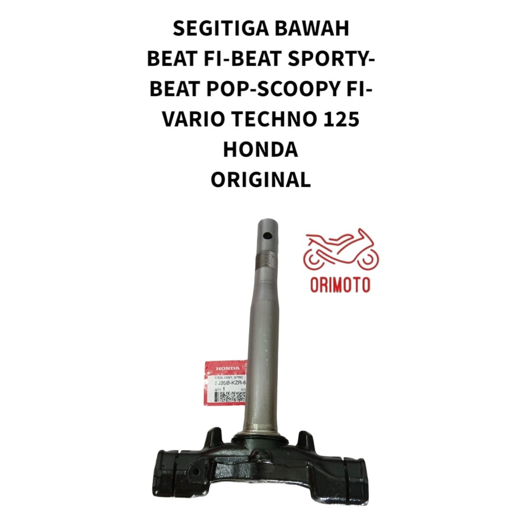 ORIMOTO-SEGITIGA BAWAH BEAT SCOOPY VARIO TECHNO 125 POP FI SPORTY HONDA 5320B-KZR-600 ORIGINAL