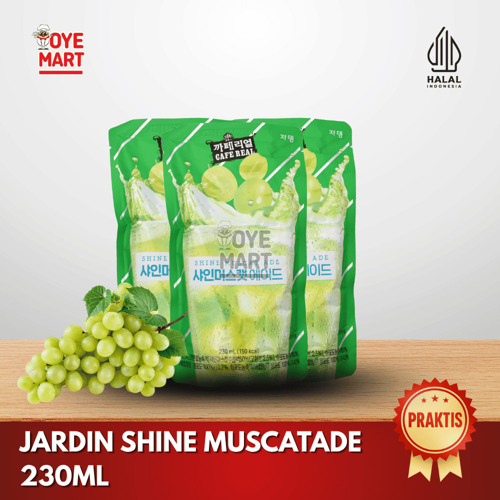

JARDIN SHINE MUSCATADE 230ML / MINUMAN RASA ANGGUR HIJAU
