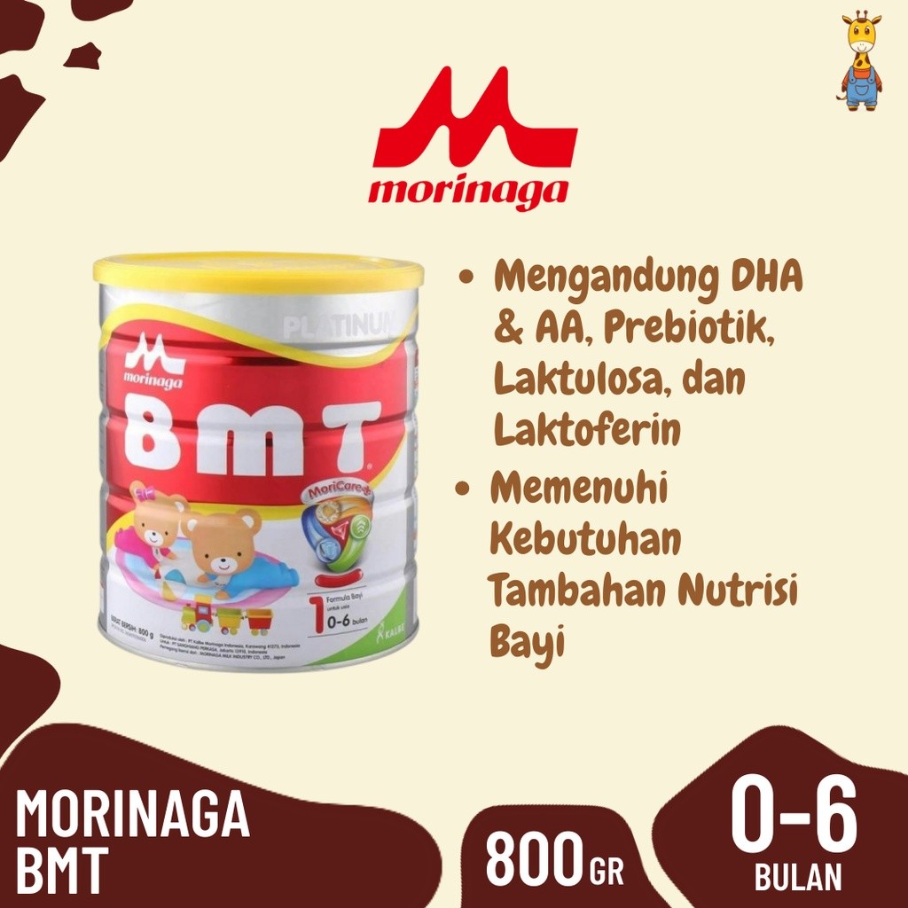 Termurah Susu Morinaga BMT 1 (0-6bulan) 800gr Original