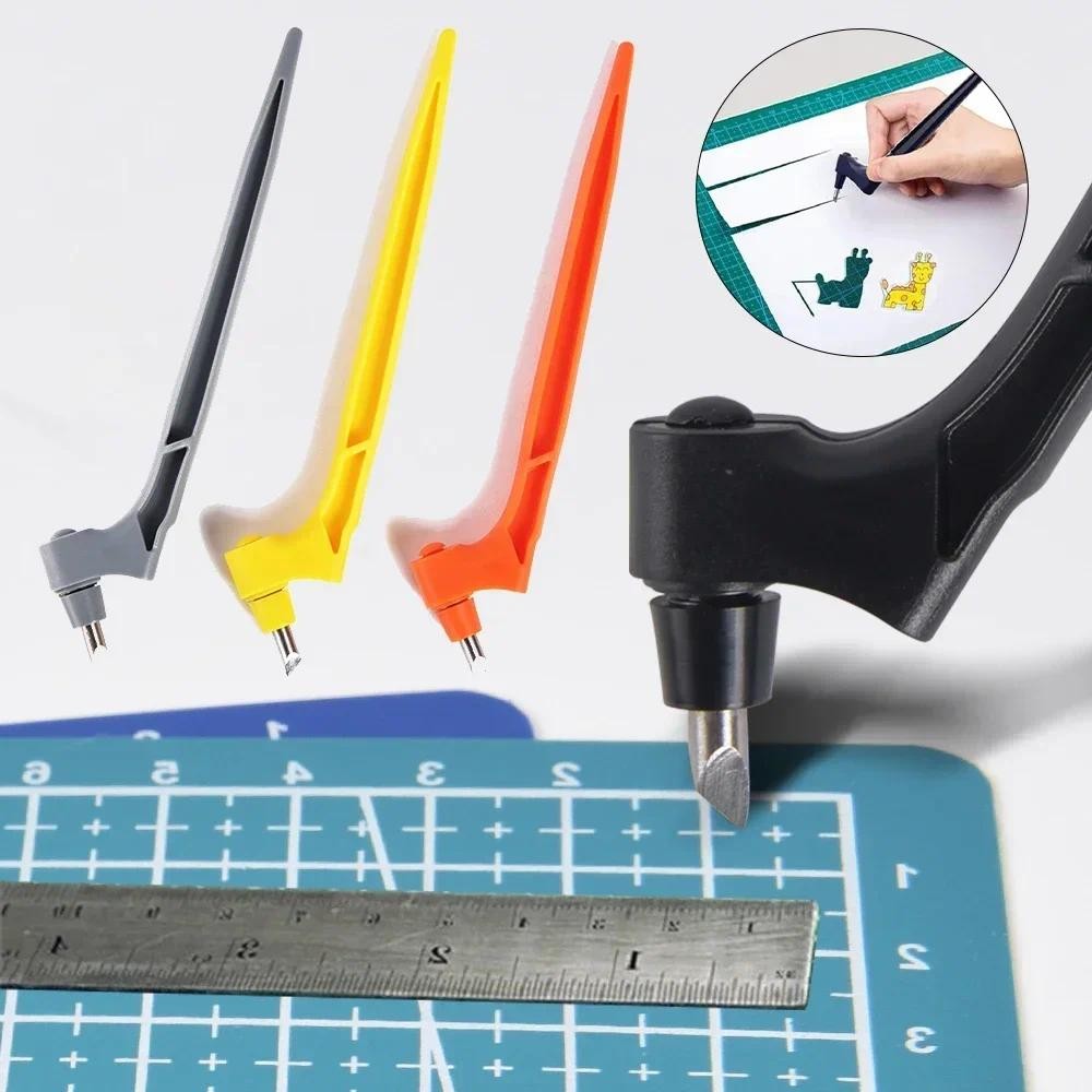 

Scrapbooking Cutting Tool Paper Cutter Scrapbooking Cutter Craft Cutting Tools Paper Knife Pen with 360 Degree Rotating Blade