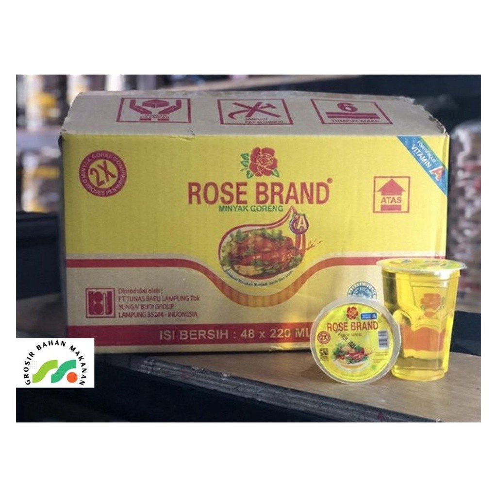 

MINYAK ROSE BRAND GELAS 220ML ISI 48 PCS