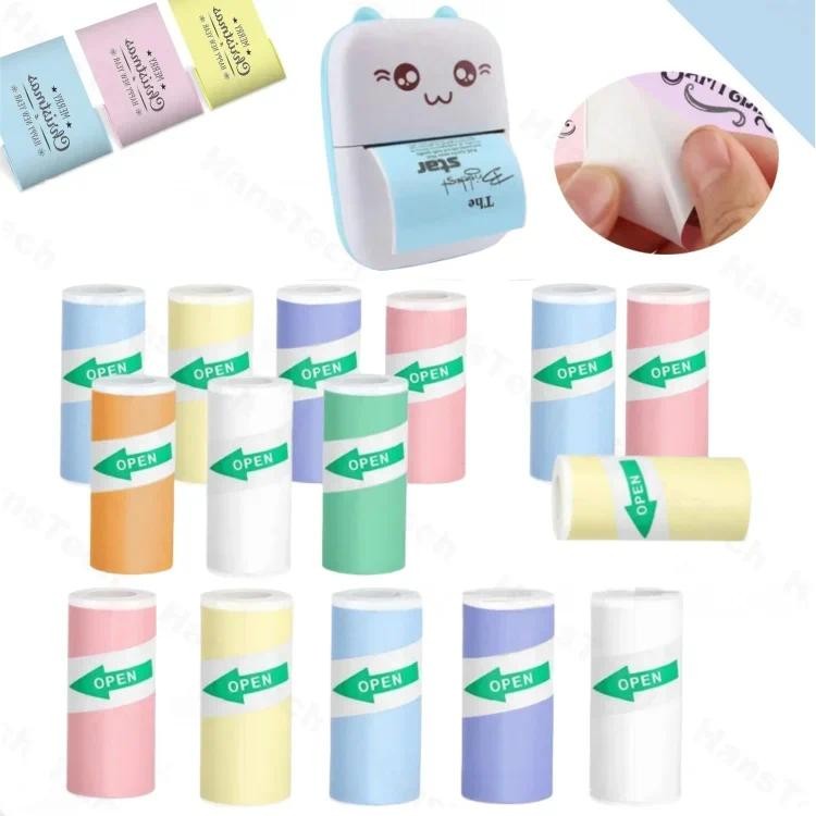 

Thermal Label Stickers for Mini Portable Thermal Printer, High-Quality Printing Consumables, Compatible with 57mm Thermal Paper
