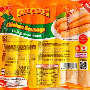 

Sosis Ayam Champ Sosis Ayam Isi15 Kemasan 375 Gr