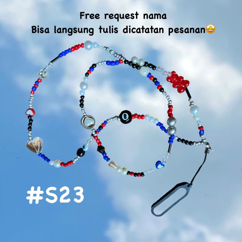 

BEST SELLER tali lanyard / lanyard beads / gantungan id card strap