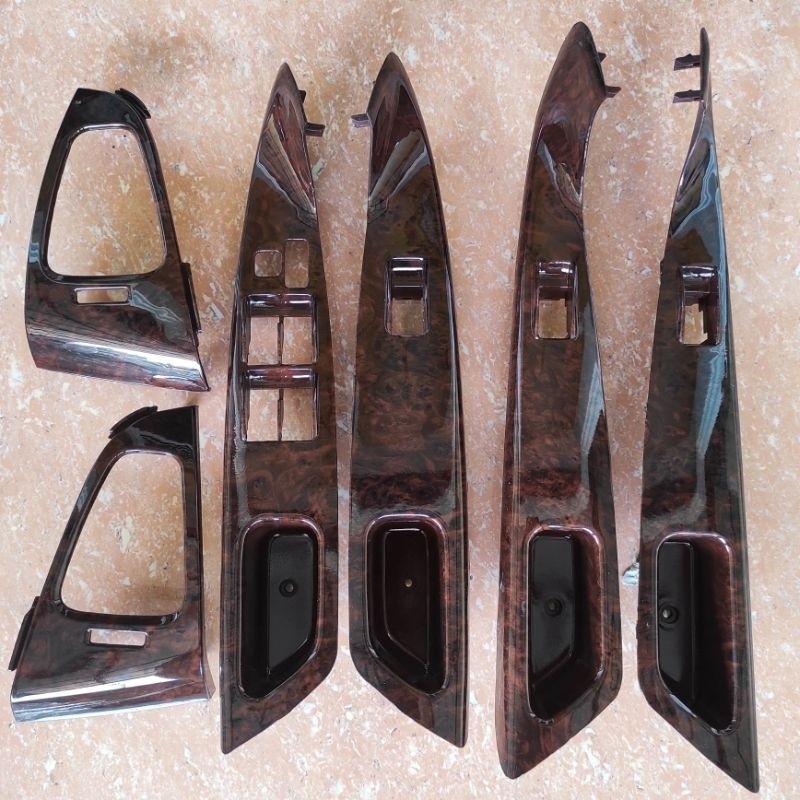 Panel interior dashboard mobil toyota inova innova 2004 sampai 2011 motif kayu wood 2010 2009 2008 2