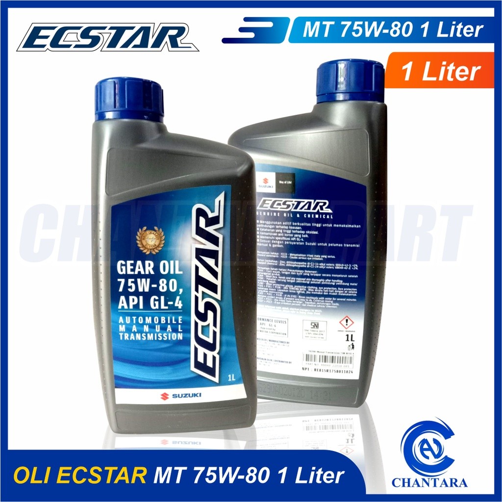 OLI ECSTAR MT 75W-80 1 Liter VERSNELENG / TRANSMISI MANUAL Asli