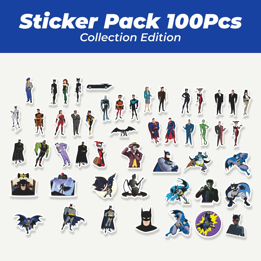 

Hot Sticker Kartun Batman The Animated Series Sticker Lucu Anti Air Stikers Berperekat Waterproof Sticker Decal Buat Motor Helm Buku Journal Koper Casing HP Laptop Botol Minum