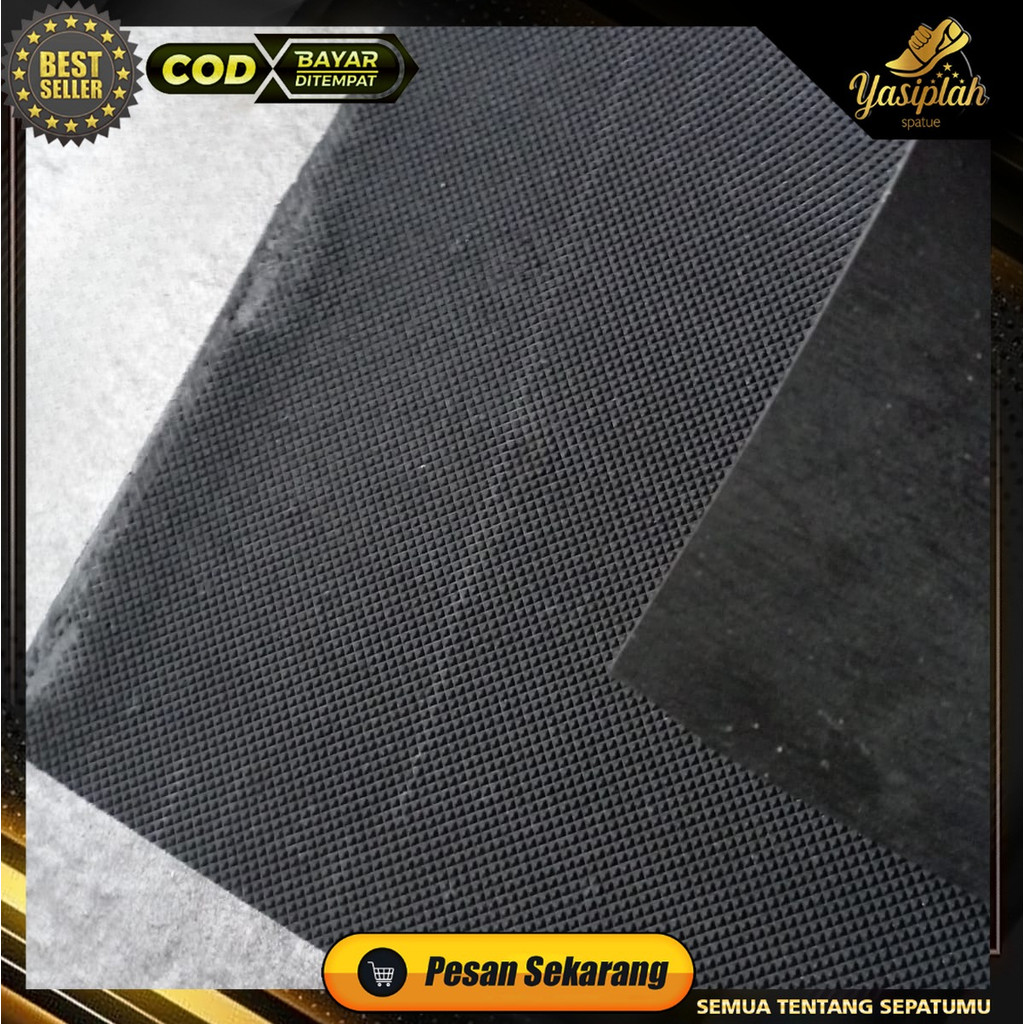 karet lembaran sol sepatu alas reparasi