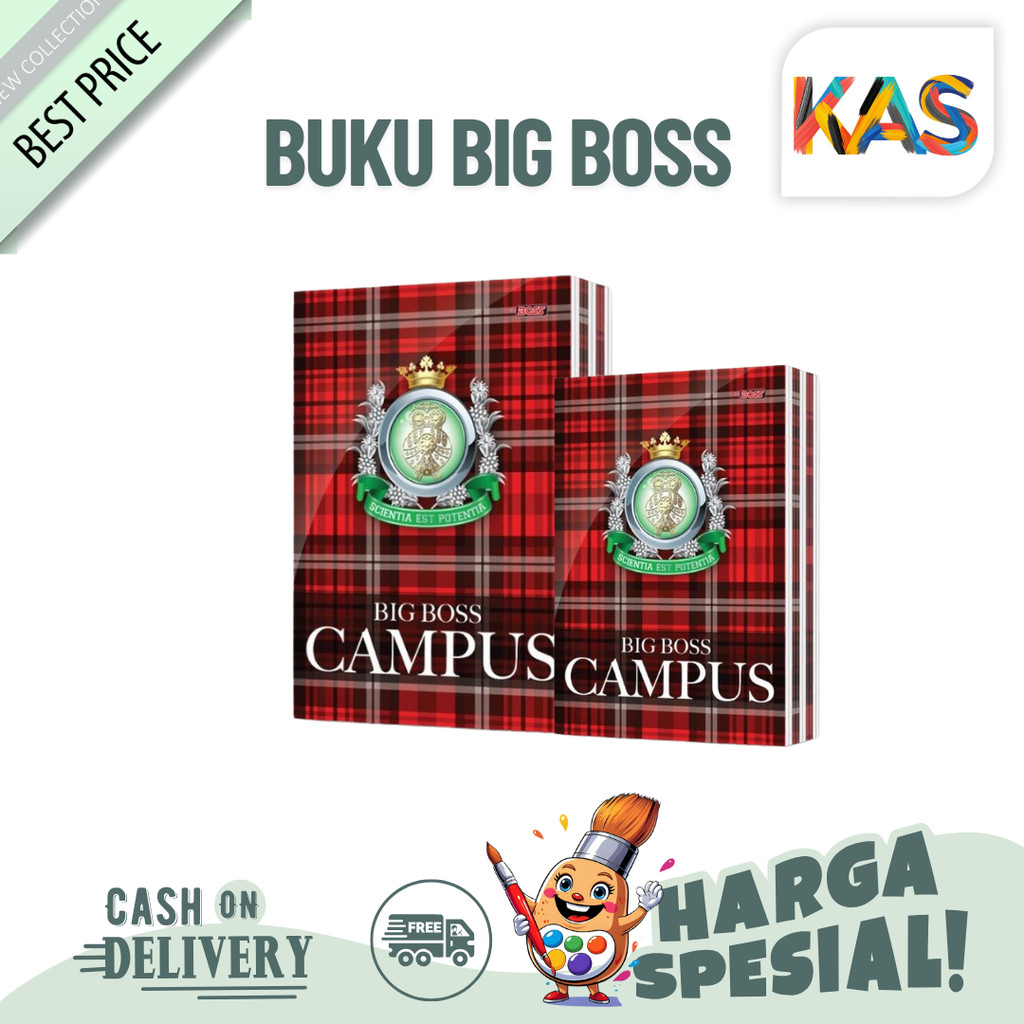 

Buku Tulis B5 Big Boss 50 Lemba rcover Random Boxy - Jual (1 Pack = 10 Pcs)