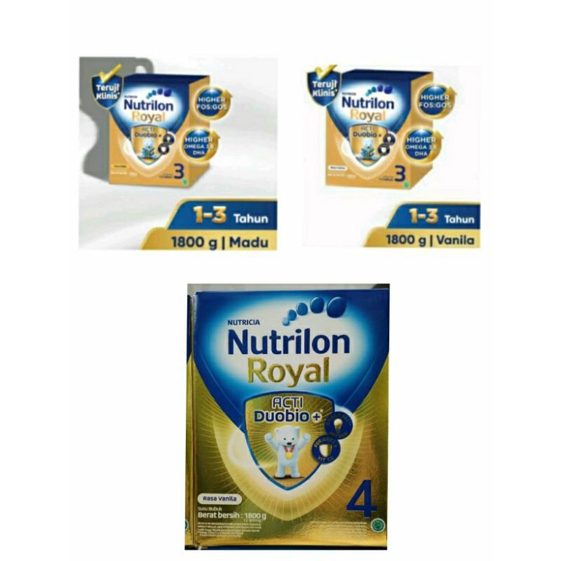 

Nutrilon Royal 3, royal 4 madu/ vanila 1800gr (Promo Exp.2026)