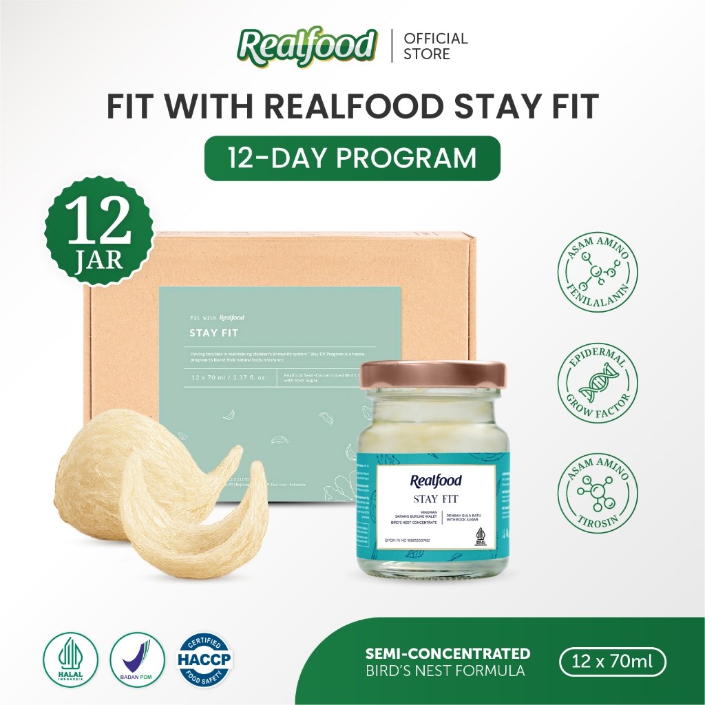 

Realfood Stay Fit Minuman Sarang Burung Walet