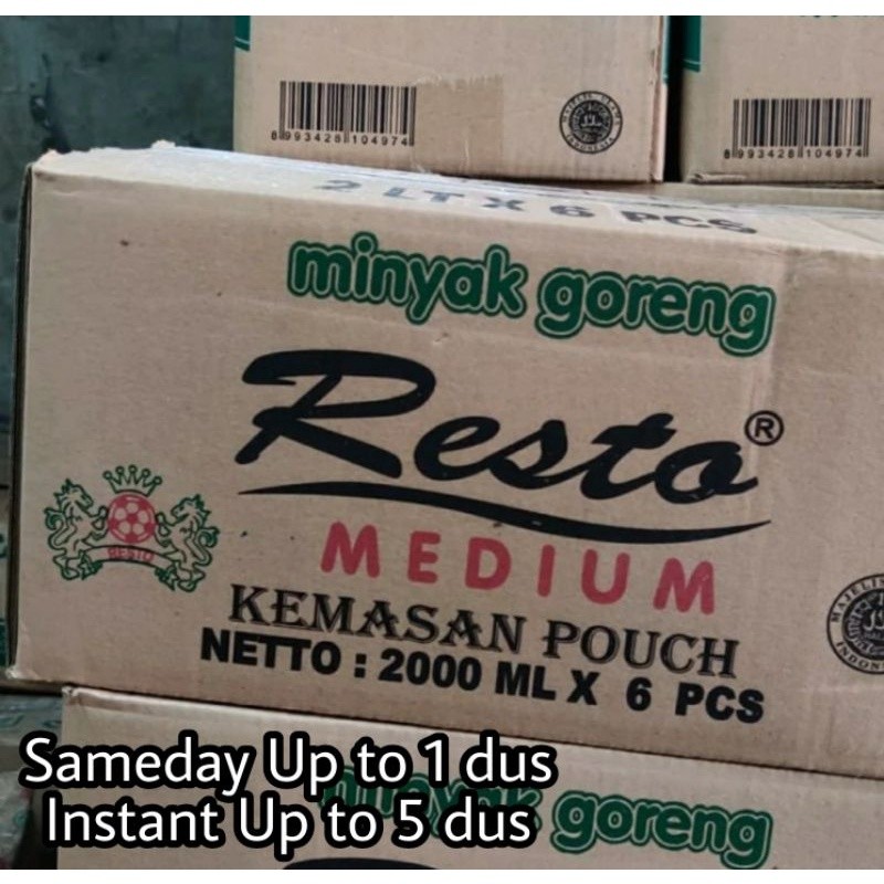 

Minyak Goreng Resto 2 Liter Pouch Refill per DUS isi 6 pcs