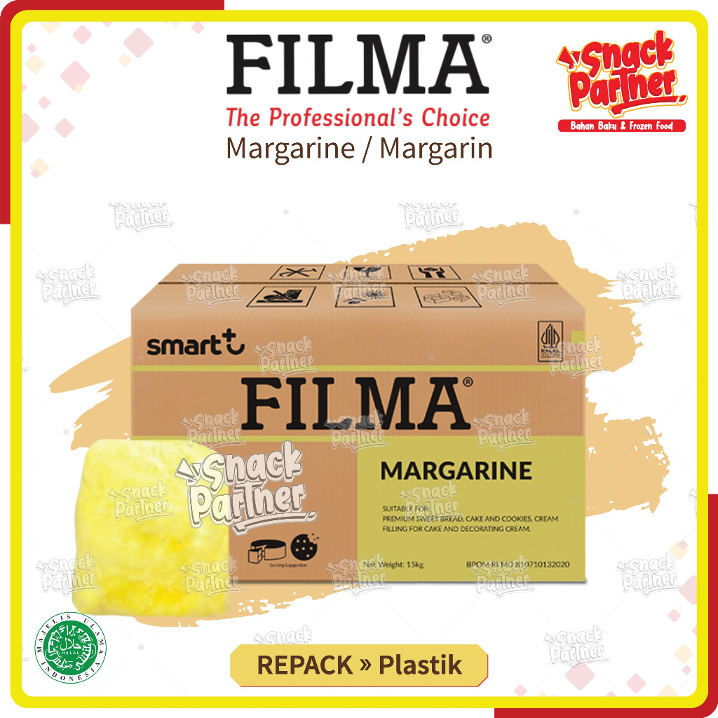 

FILMA | MARGARIN Repack Kiloan 250 500 GR / 1 KG - Margarine Butter Mentega Kuning