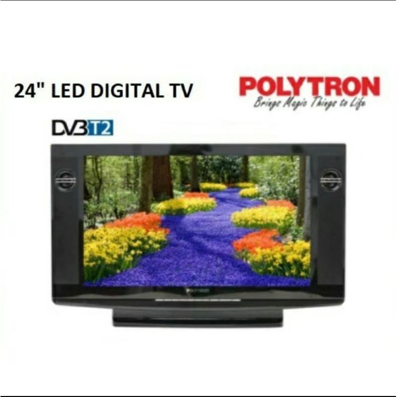 POLYTRON DIGITAL TV 24 DVB -T2 PLD 24V223/SEMI TABUNG.
