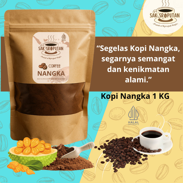 

Bubuk Kopi Nangka Madu 1 kg manis harum Nangka mantap aroma buah Nangka bubuk kopi liberika bubuk kopi robusta mix nangka