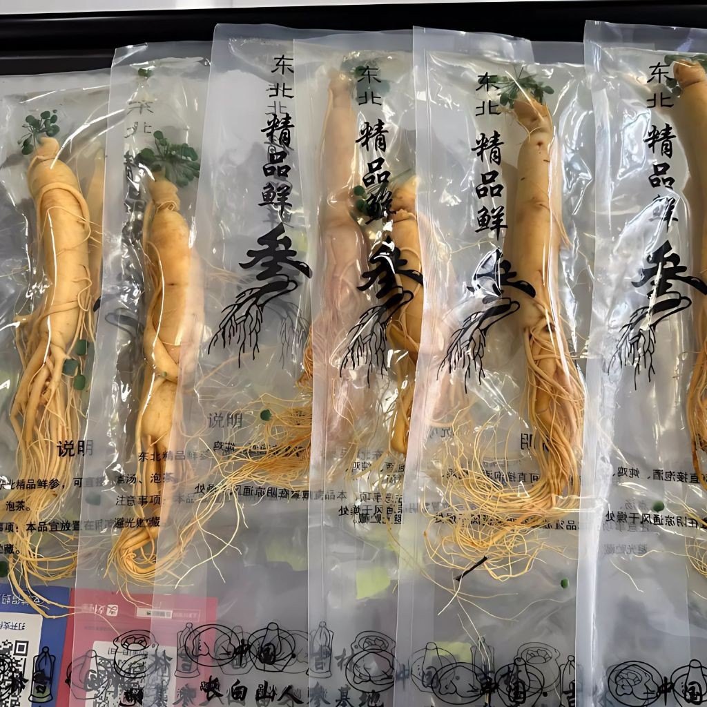 

(10pcs) Akar Ginseng Segar Termurah Kemasan Vakum 20gram
