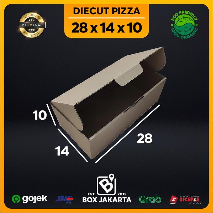 

KARDUS uk 28x14x10 CM Diecut Pizza Corrugated Packaging Box
