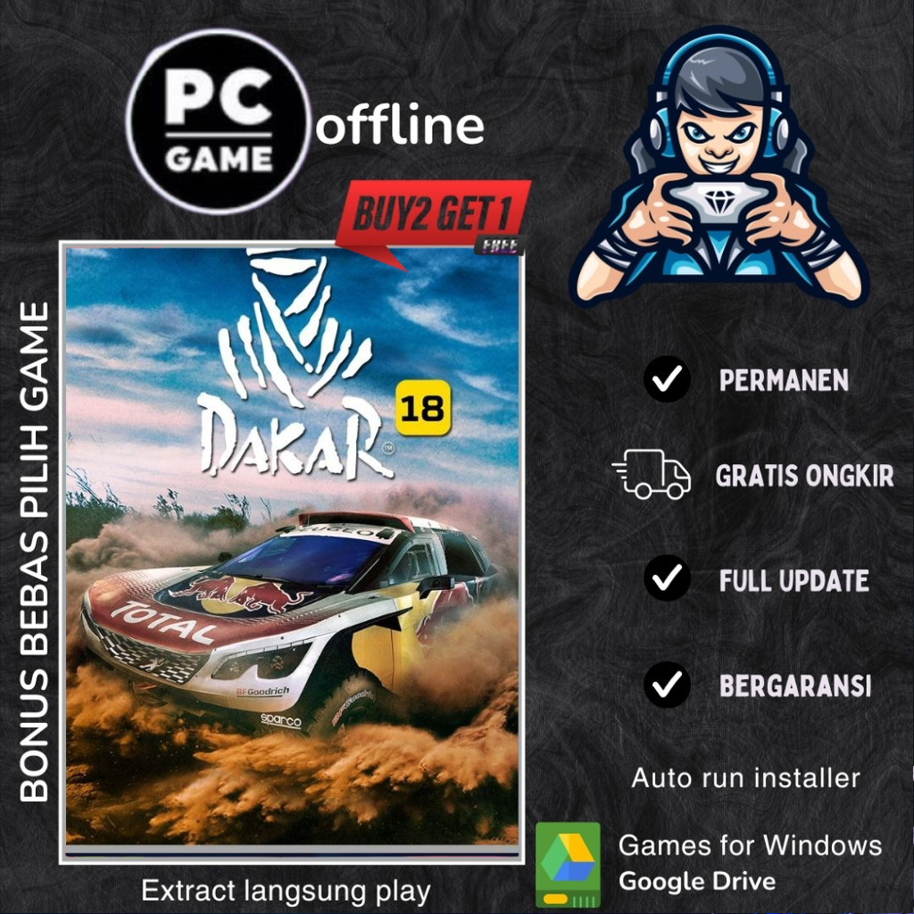 DAKAR 18 - GAME PC - GAME LAPTOP - GAME OFFLINE