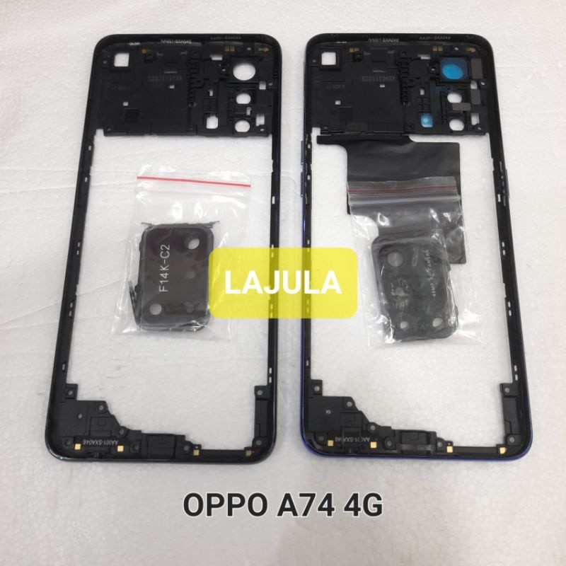 BEZEL BEZZEL TUTUP MESIN TULANG SAMPING OPPO A74 4G / OPPO A95 4G