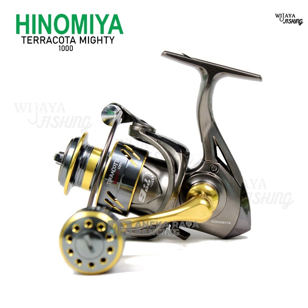 WF Reel Pancing HINOMIYA Terracotta Mighty Mancing Galatama Babon Jigging Power Handle Kuat kualitas