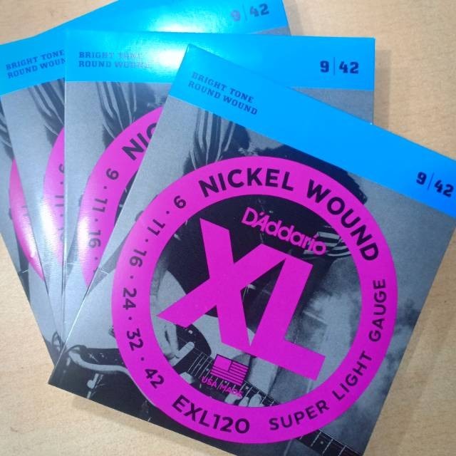 ws senar gitar guitar daddario dedario dadario elektrik electric 009