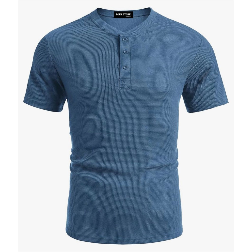 

KAOS KANCING WAFFLE PRIA TERBARU/KAOS KANCING PENDEK/KAOS KANCING WAFFLE PREMIUM TERLARIS/KAOS KANCING WAFFLE POLOS