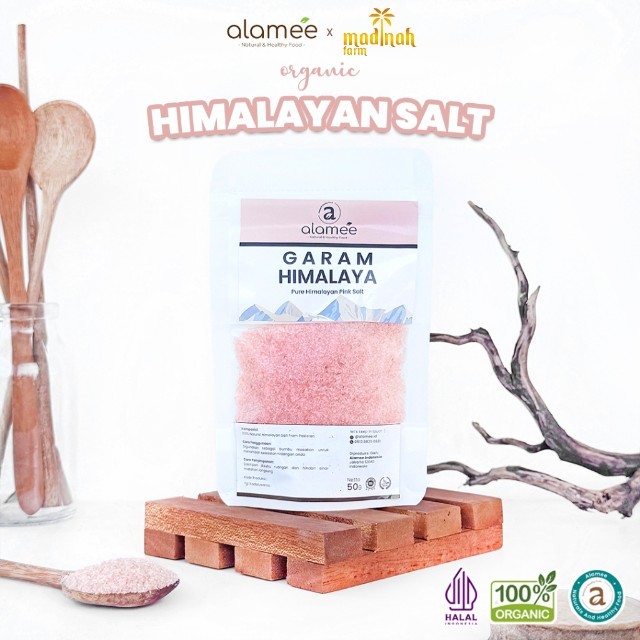 

Garam Himalaya Himalayan Pink Salt Mini Travel Size Tester Test 50g Madinah Farm madinah